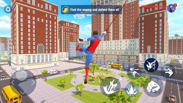 spider fighting hero game mod apk download