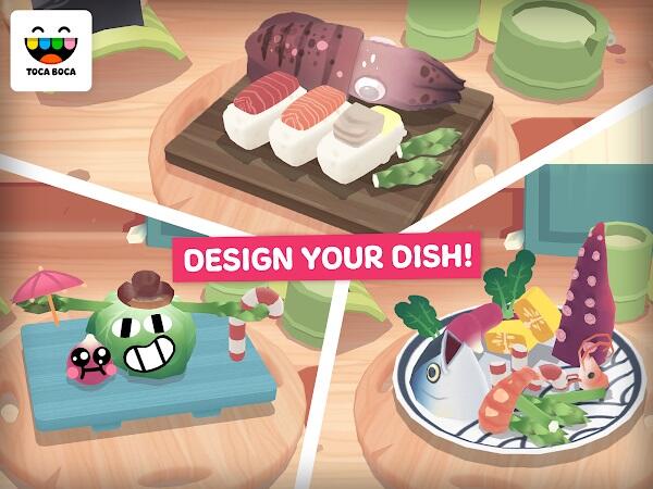 toca kitchen sushi restaurant mod apk latest version
