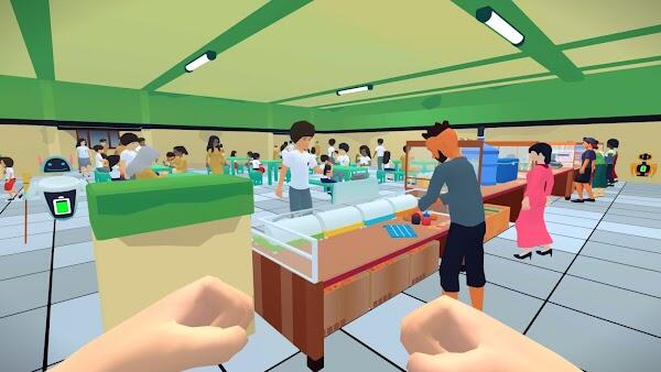 school cafeteria simulator mod apk