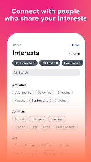 tinder mod apk for android