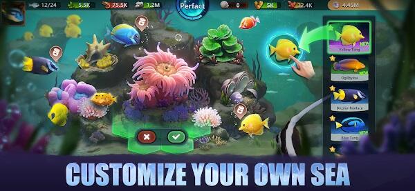 top fish ocean game mod apk download